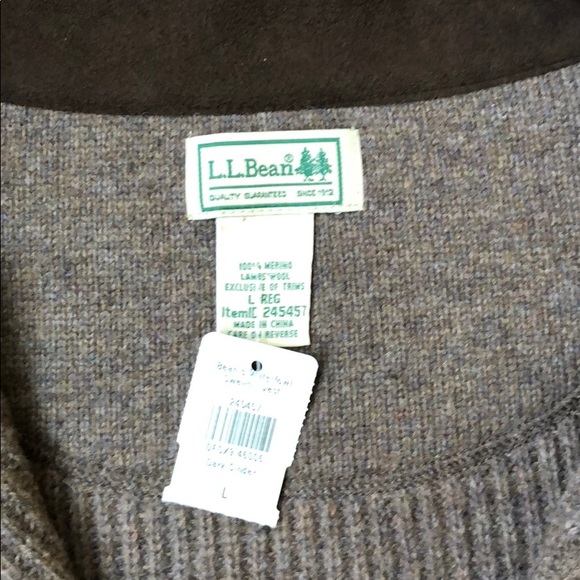 ll bean waterfowl sweater vest